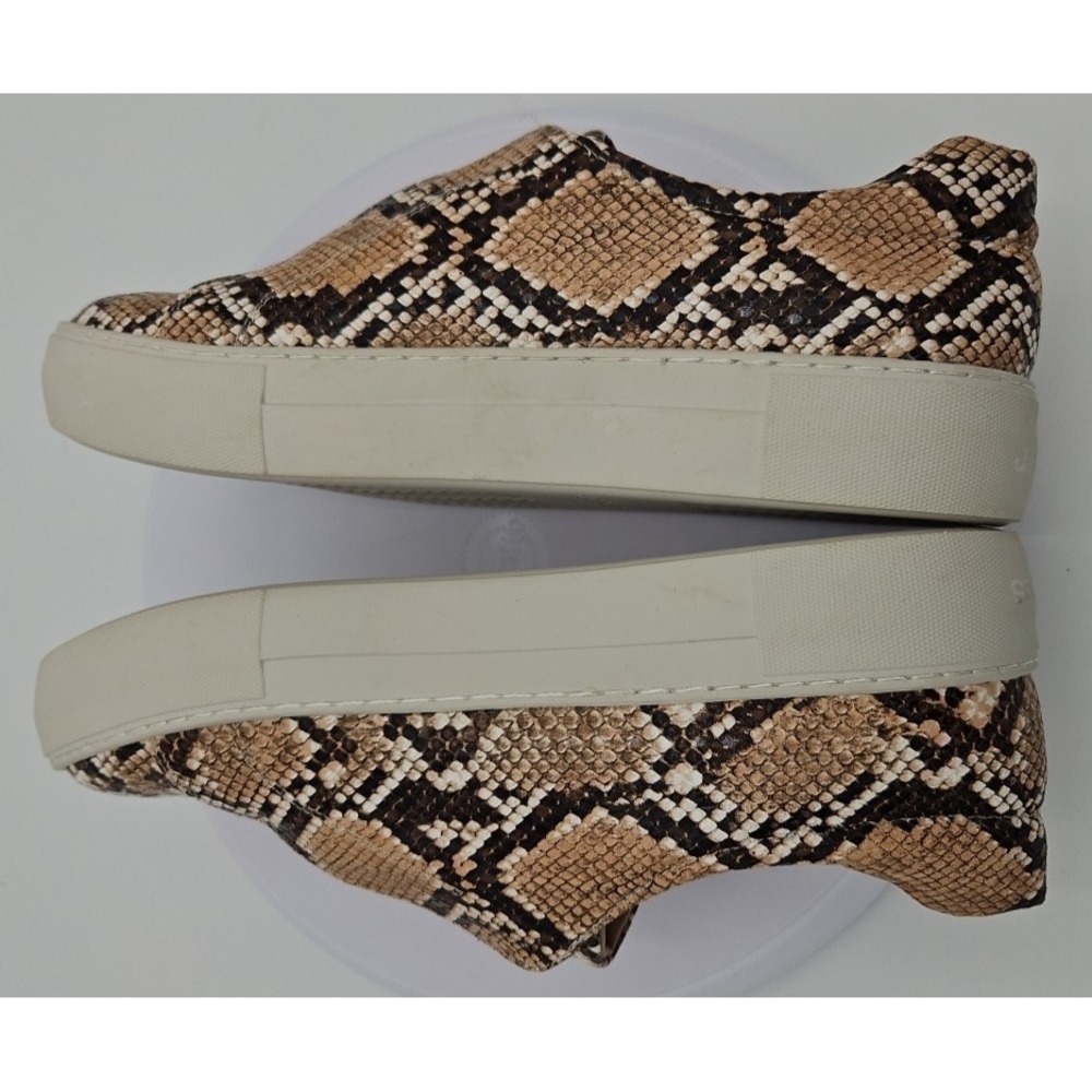 J/Slides Heidi NWOB Slip-On Round Toe Platform Sneaker Python Snake Print Sz W/9 - Picture 10 of 16
